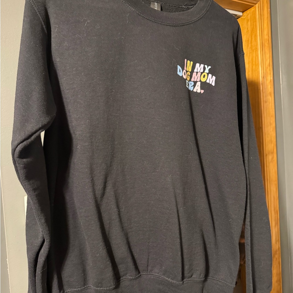 Women's Black Sweater - Dog Mom Era